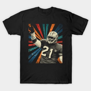 DeionSanders is an football coachand baseball player - vintage art T-Shirt